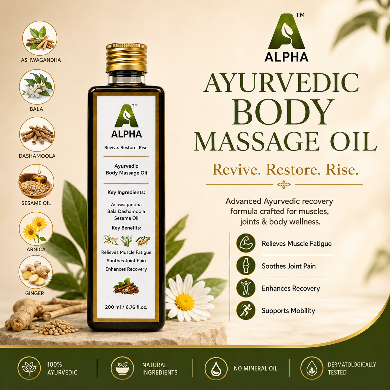 Alpha Body Massage Oil