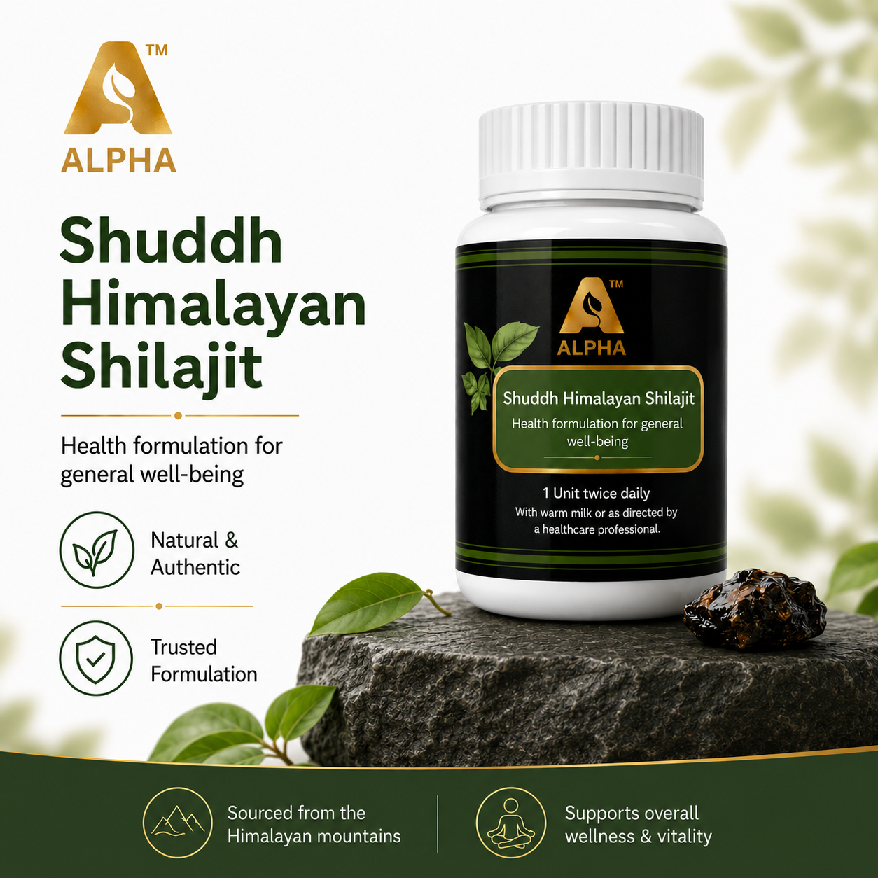 Himalayan Shuddh Shilajit Tablets